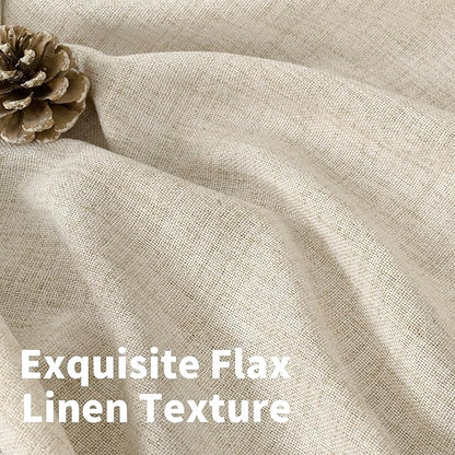 YoungsTex Linen Curtains 63 Inch Length - Image 4
