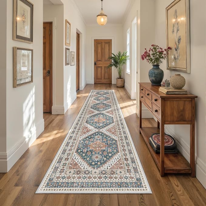 Hallway Runner Rug 2x12 Extra Long Washable Runner, Non Slip Runner - Image 5