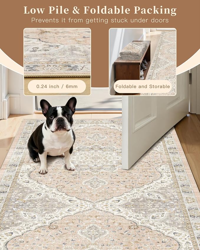 Madane Washable Runner Rug 2x6 Runners - Image 7