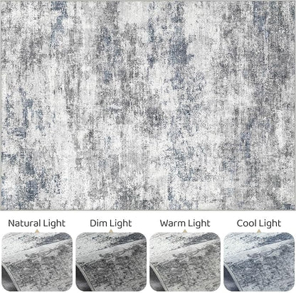LOONGRUG 10x14 Area Rugs Washable Large Neutral Modern Living Room Rug | - Image 9