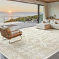Soalmost 8x10 Area Rugs Large Washable Living Room Rug Non-Slip Beige/Brown | by Soalmost