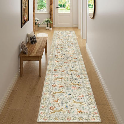 DUKINO 2x12 Washable Runner Rug, Non Slip Animal Rug - Image 5