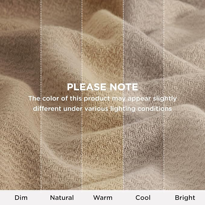 Bedsure GentleSoft 100% Cotton Large Throw Blanket - Image 8