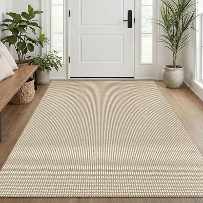 KOZYFLY Washable Area Rug 4x6 ft Non Slip Rubber Backed Living Room Rugs by KOZYFLY