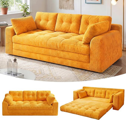 Homkdom 3 Seater Convertible Folding Sofa Bed, Pull Out Sleeper Sofa by ElevateYourHome%EF%BC%8CEnhanceEver