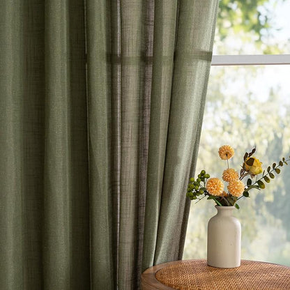 MYSKY HOME Short Semi Sheer Curtains - Image 9