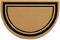 OLANLY Half Circle Front Door Mat, Low Profile Doormat, Stain and Fade Resistant by OLANLY