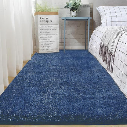 2x6 Runner Rug for Bedroom: Fluffy Shag Soft Washable Rugs Small Fuzzy Plush - Image 5
