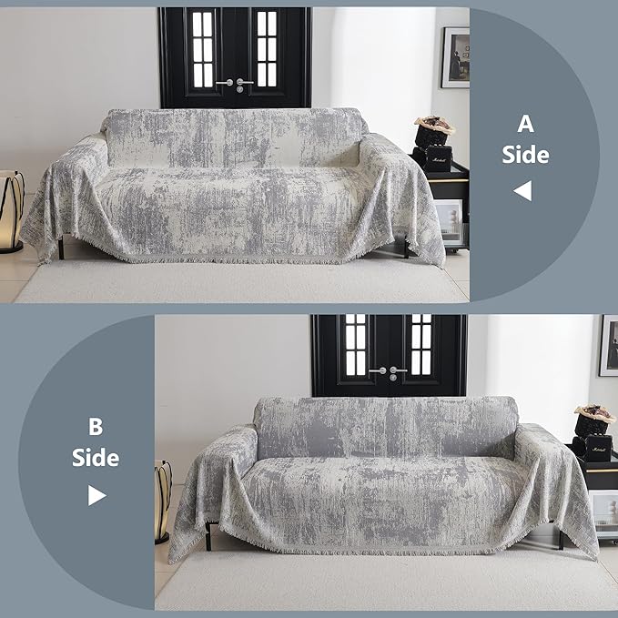 MYSKY HOME Sectional Couch Cover Sofa Covers - Image 6