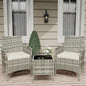 GarveeLife 3 Piece Patio Furniture Set, Rattan Outdoor Furniture by GarveeLife