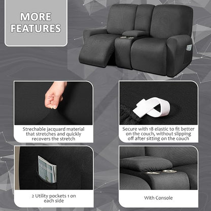 ULTICOR Reclining Love Seat - Image 3