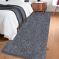 2x6 Bedside Area Rugs for Bedroom Soft Fluffy Shag Grey Rug for Hallway by JiaoBaba