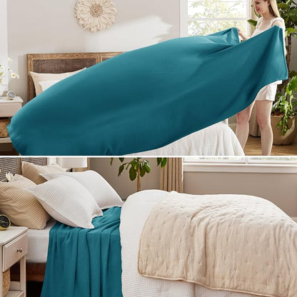 Bedsure GentleSoft 100% Cotton Blanket King Size - Image 4