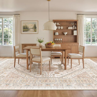 9x12 Area Rugs for Living Room, Large Washable Rug, Dining Room, Low Pile - Image 8
