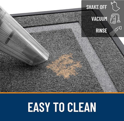 OLANLY Front Door Mat Outside 29.5x17, All-Season Heavy-Duty Rubber Doormat | - Image 7