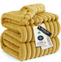 Bedsure Soft Cal Size Blanket for Bed Yellow 102"x96" | Birthday Gifts for by Unknown