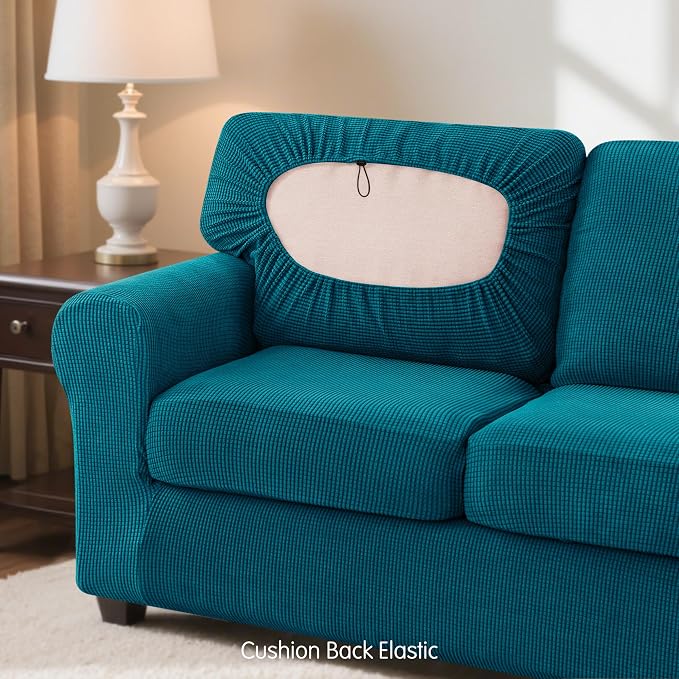 SUBRTEX 7 Pieces Stretch Sofa Slipcover Sets Couch Cover Sets Backrest Cushion - Image 7
