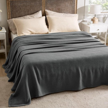 Bedsure GentleSoft 100% Cotton Large Blanket Oversized King - Image 5