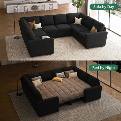 HONBAY Sleeper Sectional Couch - Image 3
