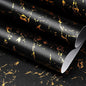 FunStick 24"x200" Modern Black and Gold Wallpaper Peel and Stick Wallpaper by FunStick
