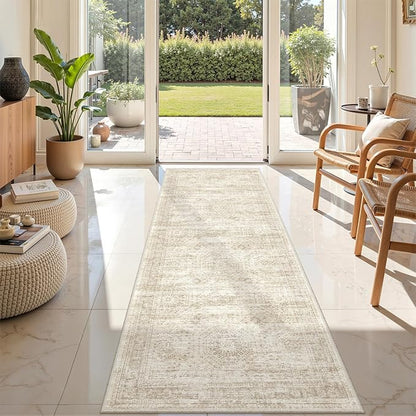2x8 Runner Rug Non Slip, Washable Hallway Runner Rug, Nursery Room, Soft Runner - Image 3