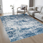 Area Rug Living Room: 4x6 Modern Washable Indoor Soft Carpet Blue | by FXRHLP