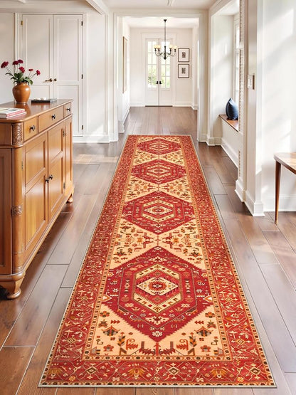 SERISSA 2'6"x12' Washable Non Slip Boho Runner Rug by SERISSAHomeDecorCollection