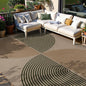 Lahome Modern Rainbow Easy Jute Rug, 6x9 Rug by Lahome