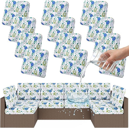 Smiry Waterproof Patio Cushion Covers, Stretch Outdoor Furniture Covers | Couch by Smiry