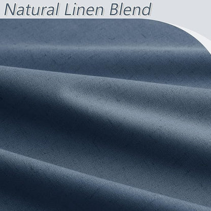 100% Blackout Curtains 84 Inch Length 2 Panels Set - Image 3