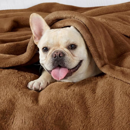 Bedsure GentleSoft Brown Throw Blanket - Image 3