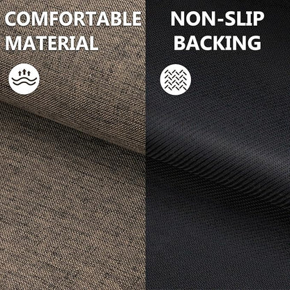 Ultra Thin Indoor Door Mat 24"x36", Non Slip Doormats, Rubber Backing, - Image 4