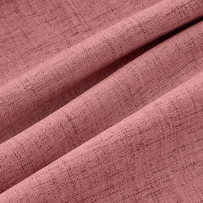 MIULEE 100% Blackout Linen Curtains 42 x 63 Inch Dusty Rose Pink 2 Panels | - Image 9