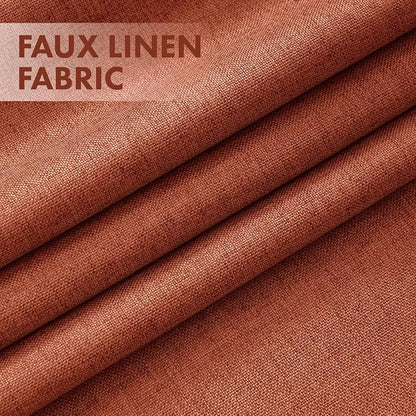 MIULEE Fall 100% Blackout Linen Curtains - Image 3