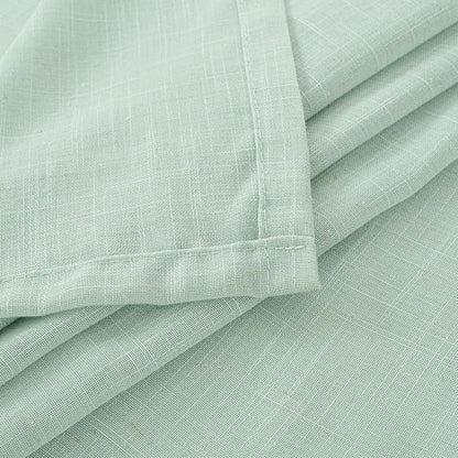 BGment Sage Green Linen Curtains 54 Inch Length - Image 8