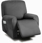 ULTICOR 4-Piece, 1 Seat Recliner Cover, Yarn Dyed Reclining Chair Covers by ULTICOR