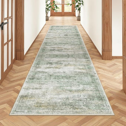 2x8 Runner Rug Non Slip, Washable Hallway Runner Rug, Nursery Room, Soft Runner by Restydon