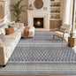 cotiled Boho 10x12 Area Rug for Living Room: Large Moroccan Washable Rug | by COTILED