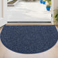 BEQHAUSE Dirt Trapper Door Mat 24" x 36" Half Circle Non Slip Rugs, Absorbent by BEQHAUSE