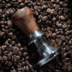 Breville Espresso Machine Accessories Kit 54mm – Walnut Naked Portafilter, Calibrated Tamper, Tamping Station, Distributor & Puck Screens Espresso Set for Barista Express, Pro, Touch, Bambino
