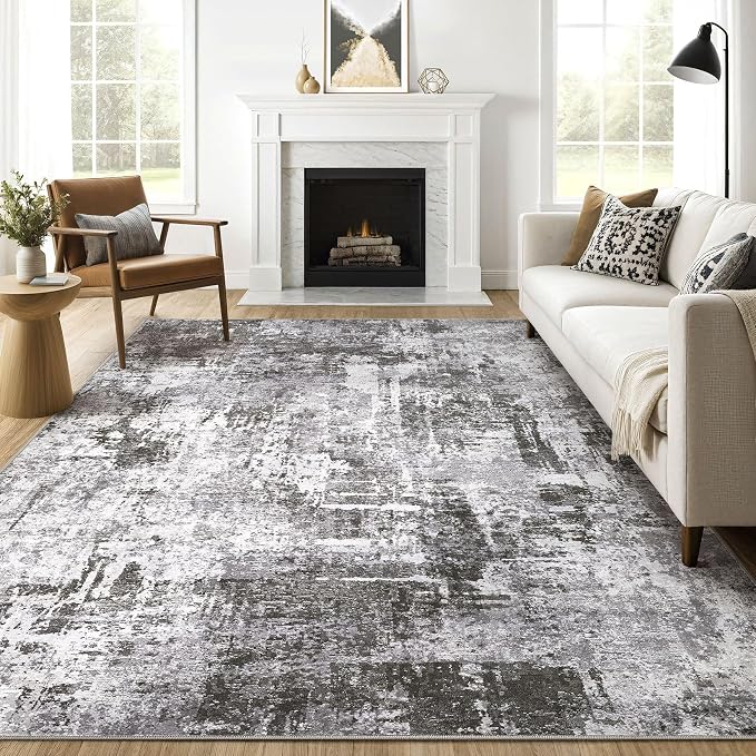 LOONGRUG 8x10 Area Rugs Washable Large Neutral Modern Living Room Rug | by LOONGRUG