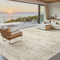 Soalmost Washable Area Rug 8x12 Large Soft Beige Rugs by Soalmost
