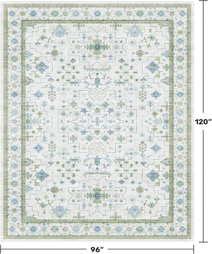 Blue and Green Living Room Rug 8x10 - Image 2