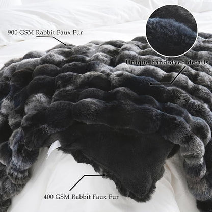 BENVWE Fluffy Faux Fur Throw Blanket - Image 4