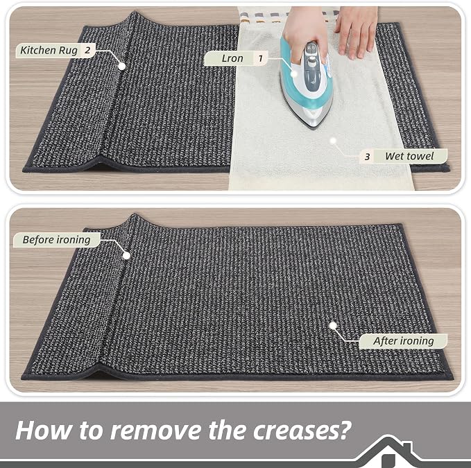 BEQHAUSE Kitchen Runner Rugs 24"x60", Kitchen Mats - Image 9
