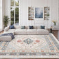 Pink Rugs for Bedroom-9x12 Area Rugs for Living Room, Dining Room, Low Pile by Zesthome