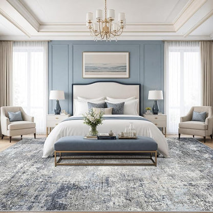 12x14 Living Room Area Rug – Washable Non-Slip Soft Large Room Rugs - Image 3