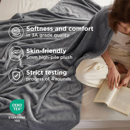 Bedsure GentleSoft Fleece Throw XL Blanket - Image 3