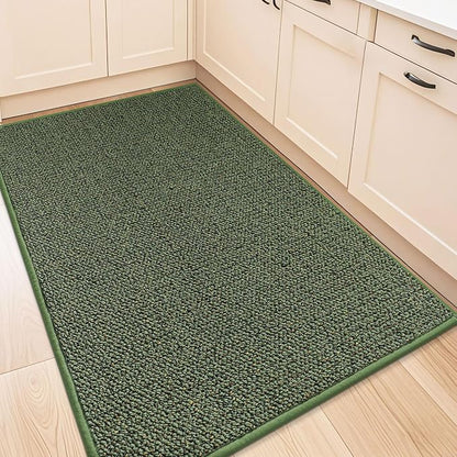 BEQHAUSE Kitchen Rugs 32"x48", Non-Slip Kitchen Mats by BEQHAUSE