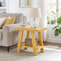 Roundhill Furniture Athens Contemporary Wood Shelf Side Table in Yellow by RoundhillFurniture